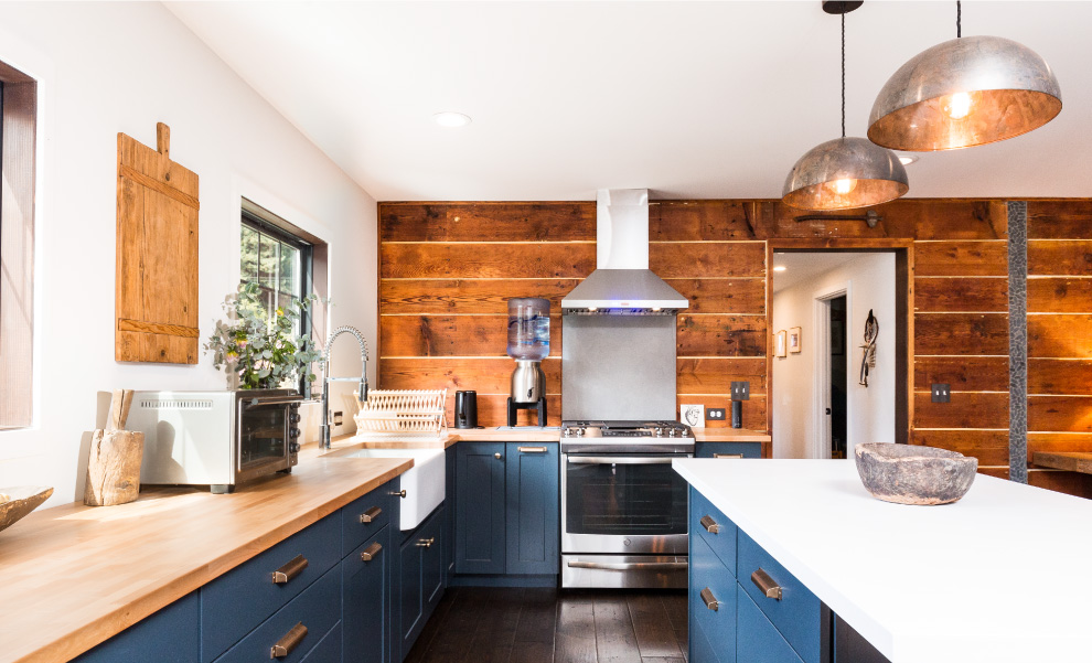 Navy Blue Chic Kitchen Cabinet Remodel Navy Blue Chic Kitchen Cabinet Remodel
