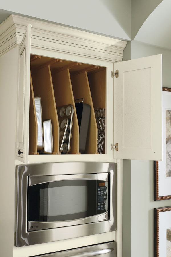 Tray Dividers in Tall Cabinet